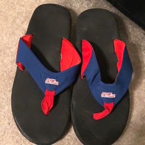 Ole Miss flip flops